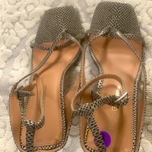 BCBGeneration brand sandals with 2 inch heels. Like new. Very stylish.